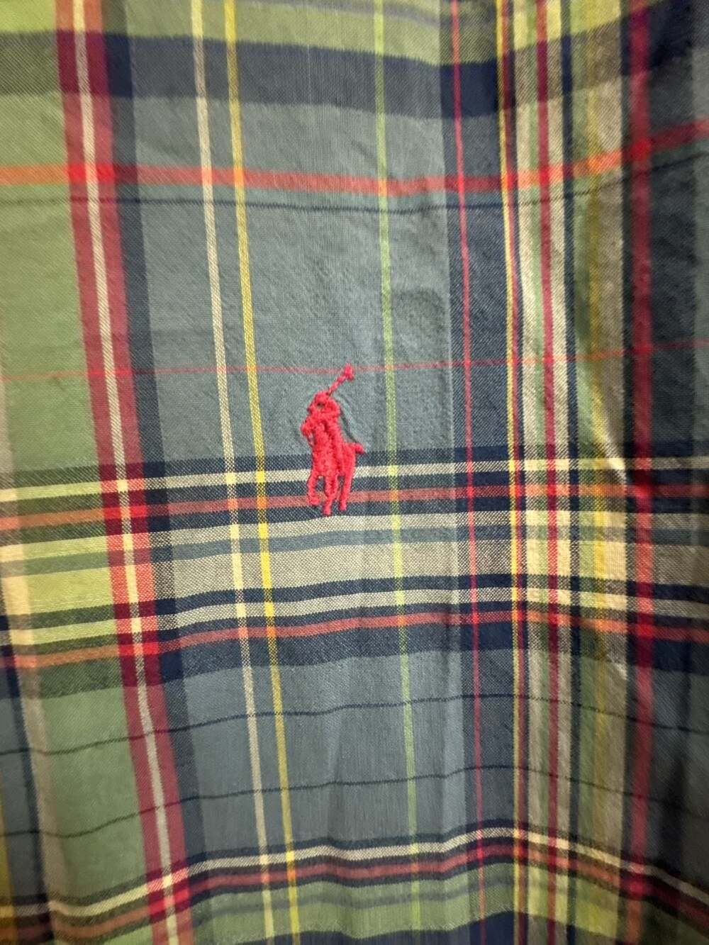 Ralph Lauren Classic Fit Plaid Mens Shirt Size L Multicolor - Picture 2 of 6